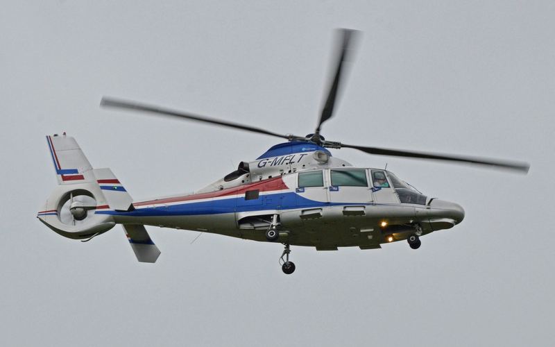 Airbus AS365 Dauphin flown by Pawan Hans