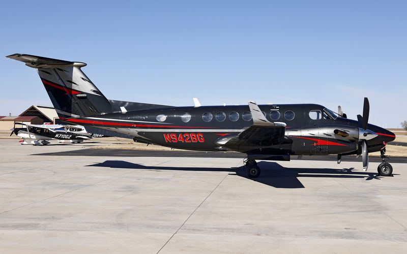 Beechcraft King Air 350 flown by Airports Authority of India