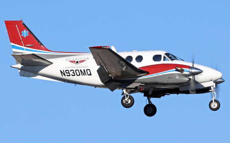 Beechcraft King Air C90 flown by Jet Serve Aviation