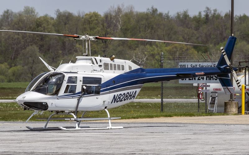 Bell 206 JetRanger helicopter