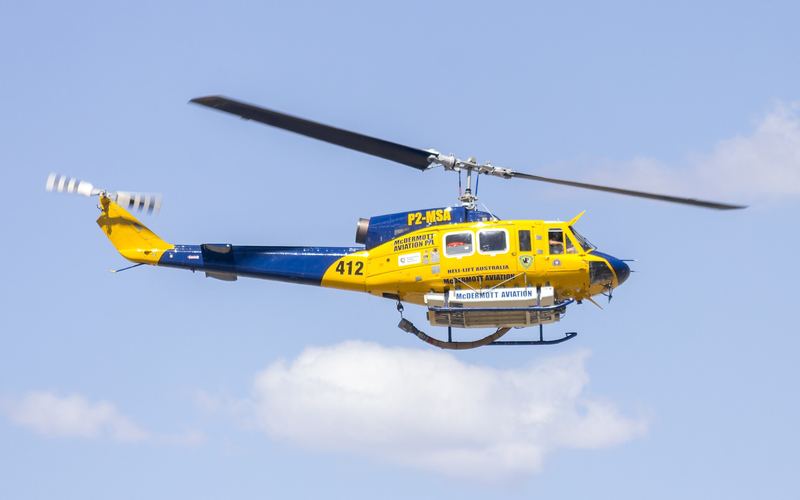 Bell 214 helicopter