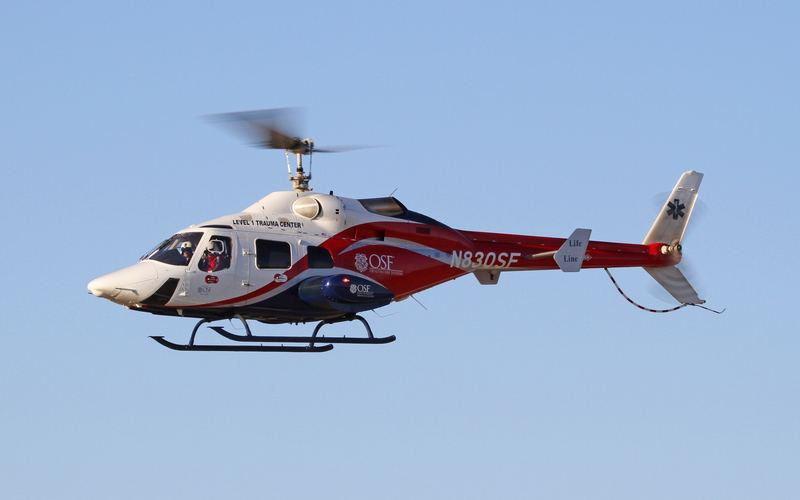 Bell 222 helicopter