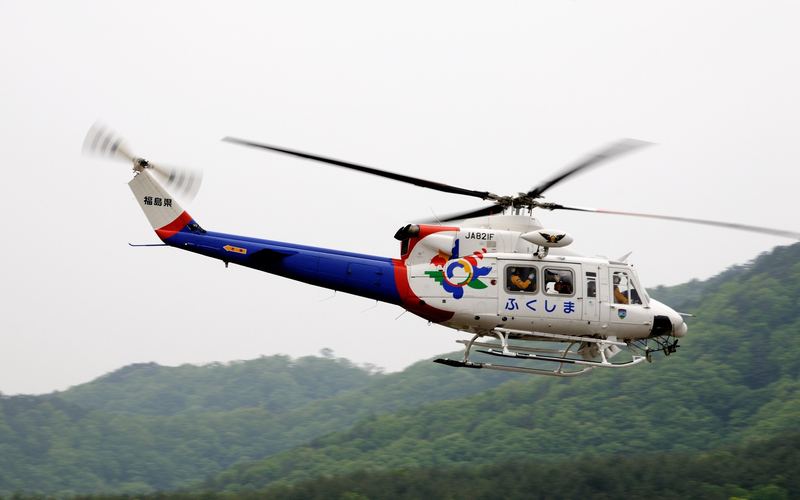 Bell 412 flown by Global Vectra Helicorp