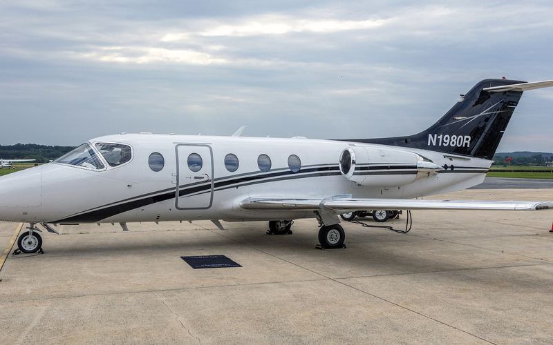 Beechjet 400A flown by Target Air Services