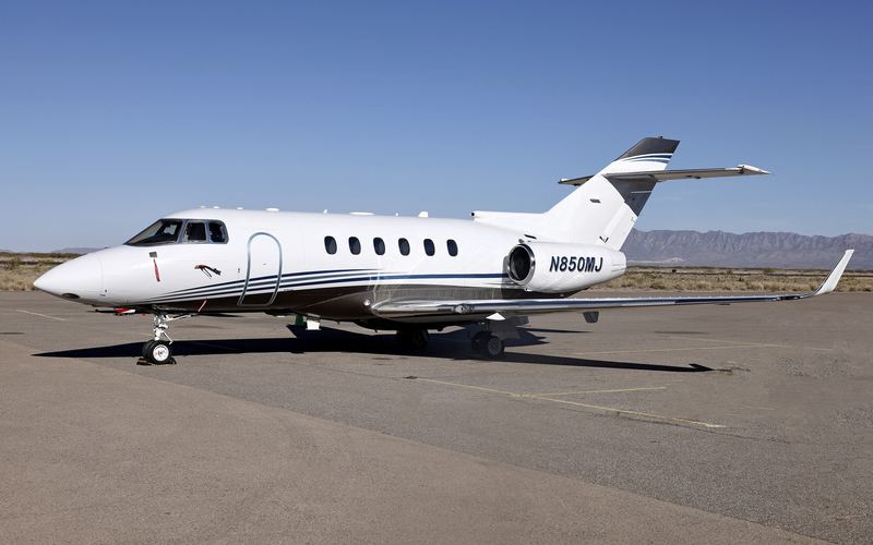 Hawker 800XP flown by Deccan Charters