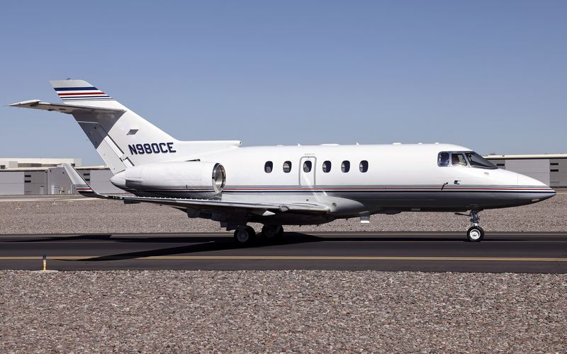 Hawker 900XP flown by Span Air
