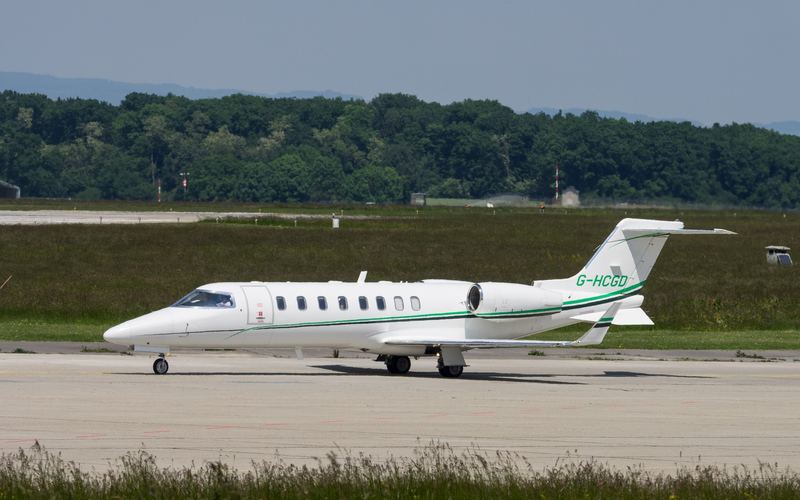 Learjet 45 private jet