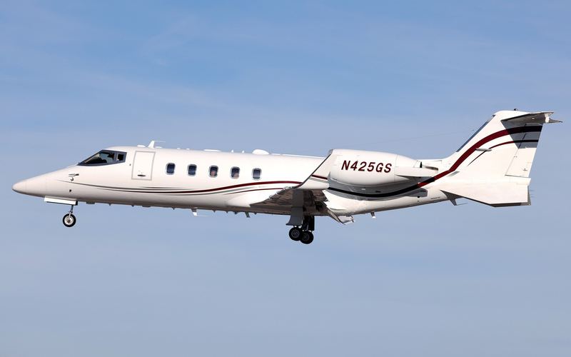 Learjet 60 flown by MAB Aviation