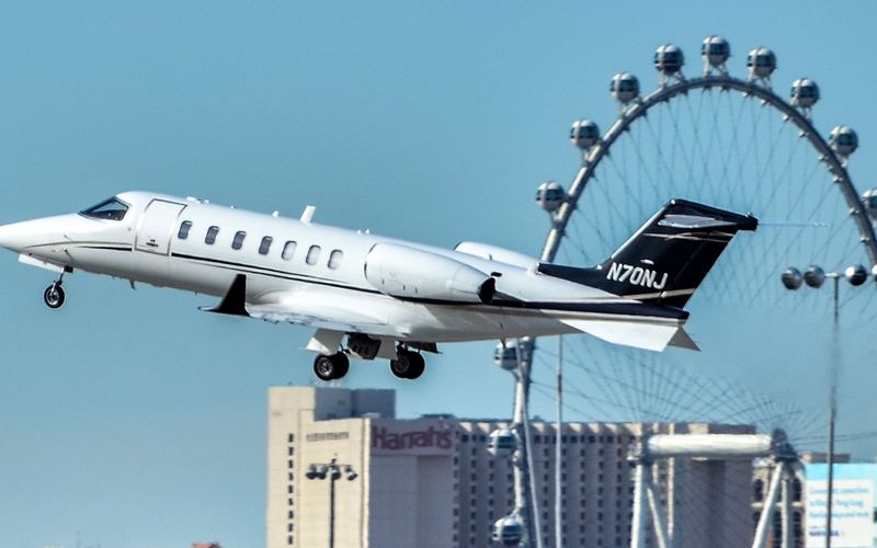 Learjet 70 private jet