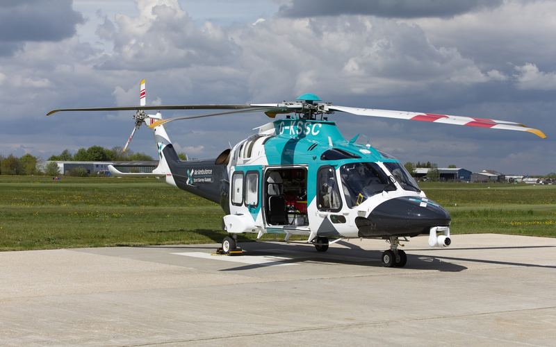 Leonardo AW169 flown by Falcon Aviation Services
